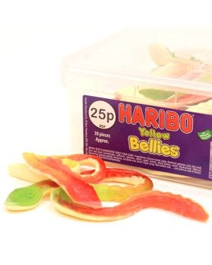 Haribo Yellow Bellies Snakes - 768g