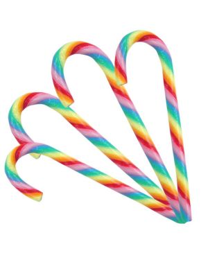 Rainbow Candy Cane - Fruit Flavour - 28g