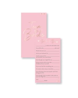 Team Bride Advice Cards