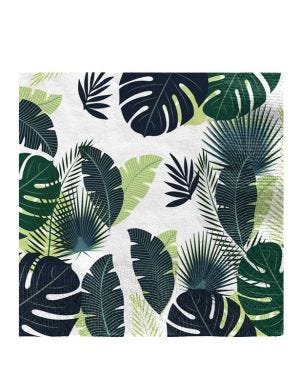 Tropical Leaves Paper Napkins (16pk)