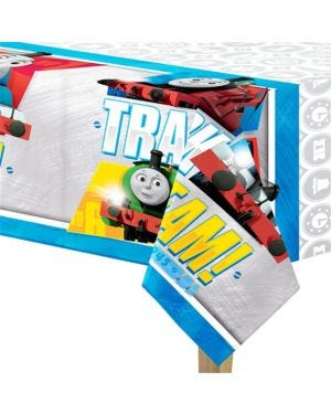 Thomas the Tank Engine Plastic Table Cover - 1.4m x 2.6m
