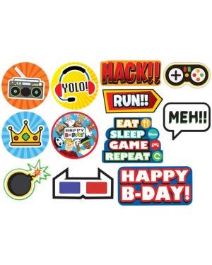 Party Town Cut Out Decorations (12pk)