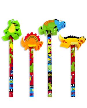 Dinosaur Pencil with Eraser Top