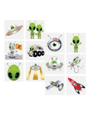 Alien Tattoo Sheet