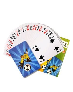 Mini Football Playing Cards