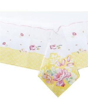 Vintage Tea Party Paper Table Cover - 1.8m x 1.2m