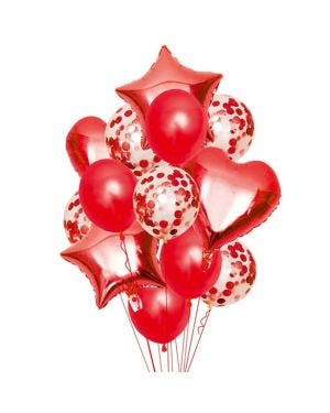 Red Balloon Bouquet Kit