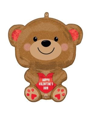 Cuddly Bear Balloon - 18&quot; Foil