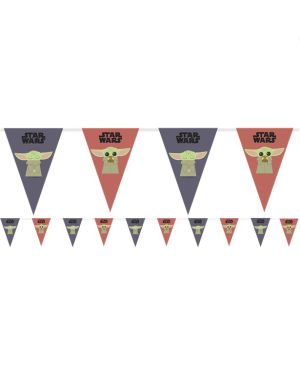 Star Wars Mandalorian Paper Flag Banner - 2.3m