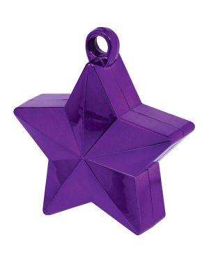 Purple Star Balloon Weight - 165g