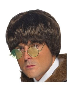 90s Brown Britpop Wig