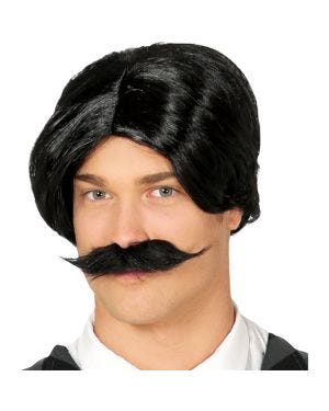 Spooky Family Dad Wig &amp; Moustache