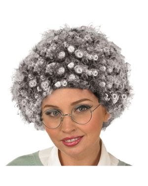 Grey Afro Wig