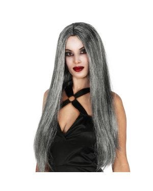 Long Grey Wig