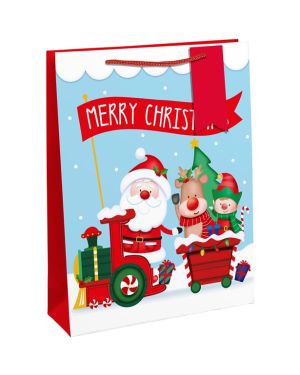 Santa Train Gift Bag - Extra Large