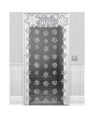 Let It Snow Door Curtain - 1.95m