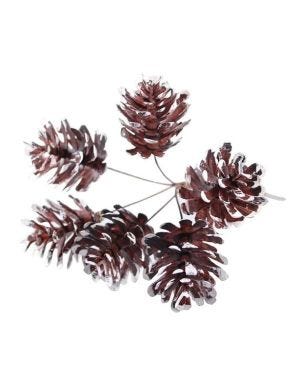 Frosted Pine Cone Bunch