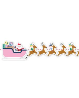 Santa&#039;s Sleigh Banner - 2m