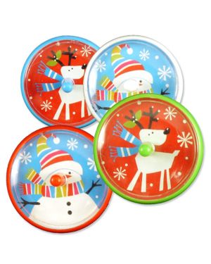 Christmas Spinning Top - 4cm