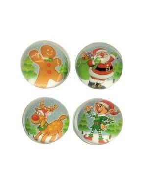 Christmas Bouncy Ball - 3.5cm