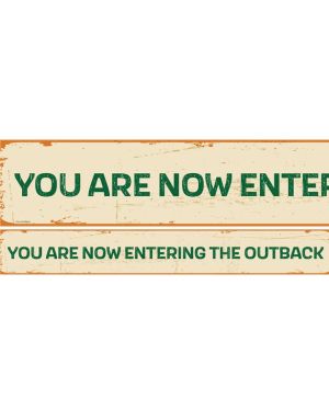 Australian Outback Paper Banners - 1m (3pk)
