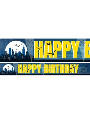 Batman Style Paper Banners - 1m (3pk)