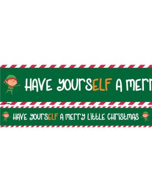 Have YoursELF A Merry Little Christmas Paper Banners - 1m (3pk)