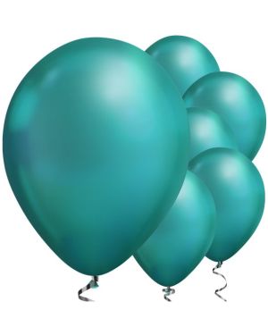 Green Chrome Balloons - 11&quot; Latex (25pk)