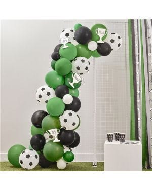 Football Balloon Arch - 70 Balloons