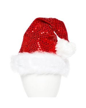 Sequin Santa Hat