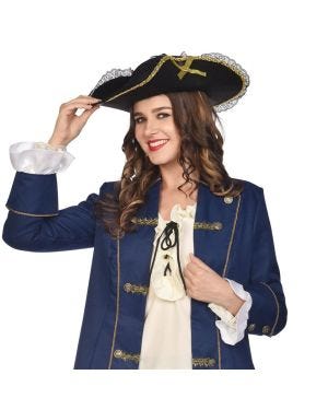 Pirate Hat Lace Trim