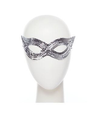 Silver Sequin Mask