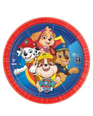 Paw Patrol Blue Paper Plates - 23cm