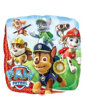 Paw Patrol Square Foil Balloon - 18&#039;&#039;
