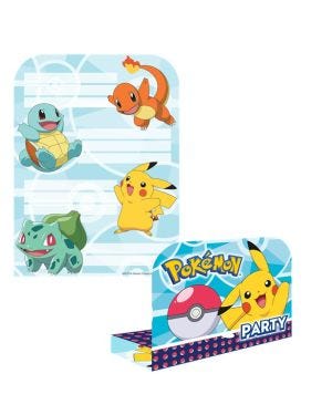 Pokémon Party Invitations (8pk)