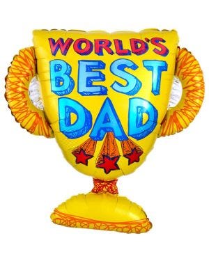 &#039;World&#039;s Best Dad&#039; Fathers Day Balloon - 27&quot; Foil