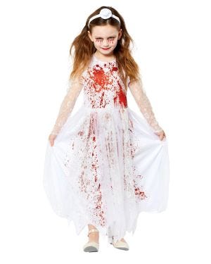 Bloody Bride Dress - Child and Teen Costume