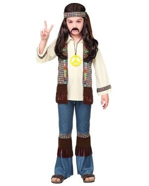 Hippie Boy - Child and Teen Costume