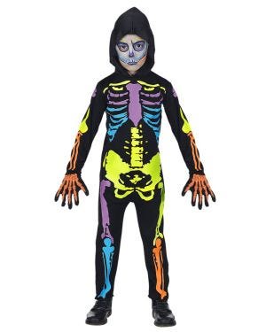 Neon Skeleton - Child and Teen Costume