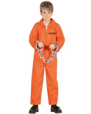 Orange Prisoner Suit - Child Costume