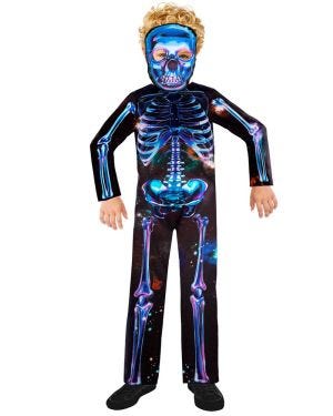 Recycled Neon Little Skeleton - Toddler Costume