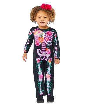 Little Floral Skeleton - Baby and Toddler Costume