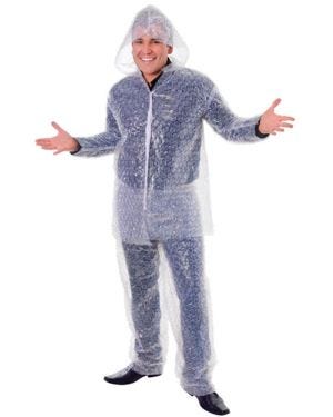 Bubble Wrap Suit - Adult Costume