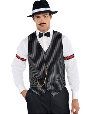 Gangster Waistcoat - Adult Costume