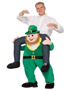 Piggyback Leprechaun - Adult Costume