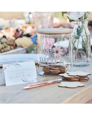 Advice For The Bride Glass Jar