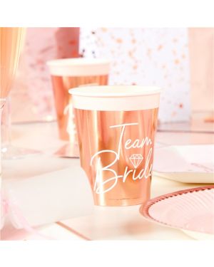 Team Bride Paper Cups - 250ml (8pk)