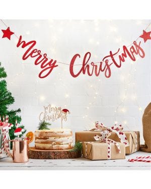 Merry Christmas Bunting - 2m