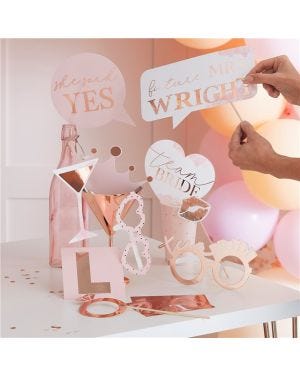 Hen Party Customisable Photobooth Props (10pk)