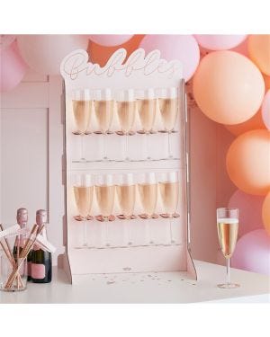 Rose Gold Prosecco Wall Drinks Holder